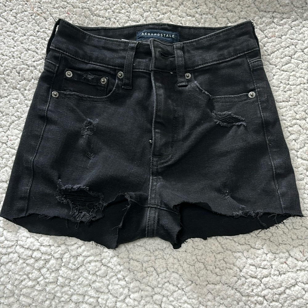 High-Rise Aeropostale Jean Shorts